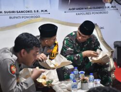 Bukti Soliditas dan Sinergitas, TNI – Polri Sahur Bareng