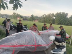 Patroli Balon Udara Idul Fitri 1446 H, Babinsa Kodim Ponorogo Ikut Temukan Balon dan Petasan