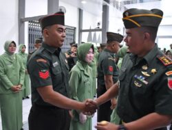 Dandim Ponorogo Pimpin Acara Laporan Korps Kenaikan Pangkat Bintara dan Tamtama Periode 1 April 2025