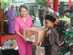 TMMD ke-124 Kabupaten Gresik Resmi Dibuka, Polres Gresik Dukung Penuh Program Pembangunan Desa
