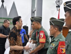 Berkunjung ke Kodim Ponorogo, Dr. Edhie Baskoro Yudhoyono Disambut Hangat Dandim dan Babinsa