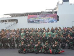 Selesaikan Tugas Dari Papua, Prajurit Bajra Yudha Kembali ke Satuan Batalyon Infantri 501/BY