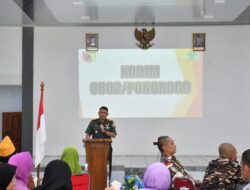 Kodim 0802/Ponorogo Gelar Komsos Virtual Bersama Keluarga Besar TNI Tingkat Pusat