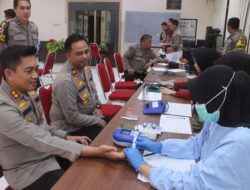Setetes Darah Untuk Kemanusiaan, Polres Probolinggo Gelar Donor Darah di Hari Bhayangkara ke-79