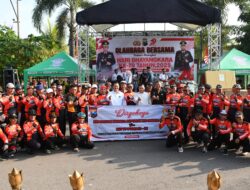 Polres Madiun Kota Gelar Olahraga Bersama Peringati HUT Bhayangkara ke-79