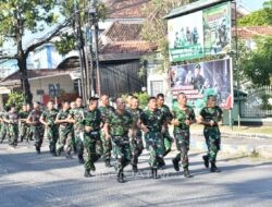 Lari Jalanan, Upaya Kodim Ponorogo Bina Kebugaran Prajurit