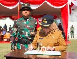 TMMD Ke-126 di Desa Kembangan Kecamatan Sukomoro, Secara Resmi di Buka Bupati Magetan, Hj. Nanik Endang Rusminiarti