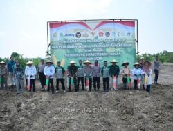 Dukung Swasembada Pangan Nasional, Polres Gresik Tanam Jagung Serentak dan Luncurkan Gudang Ketahanan Pangan
