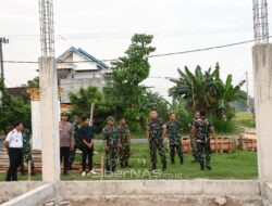 Danrem Tinjau Progres Pembangunan 2 Koperasi Merah Putih di Ponorogo