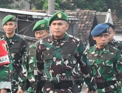 Danrem 081/DSJ Iringi Peleton Yudha Wastu Pramuka Jombang-Trowulan