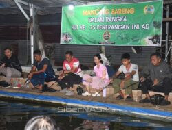 Mancing Bareng HUT ke-75 Penerangan TNI AD di Kota Madiun