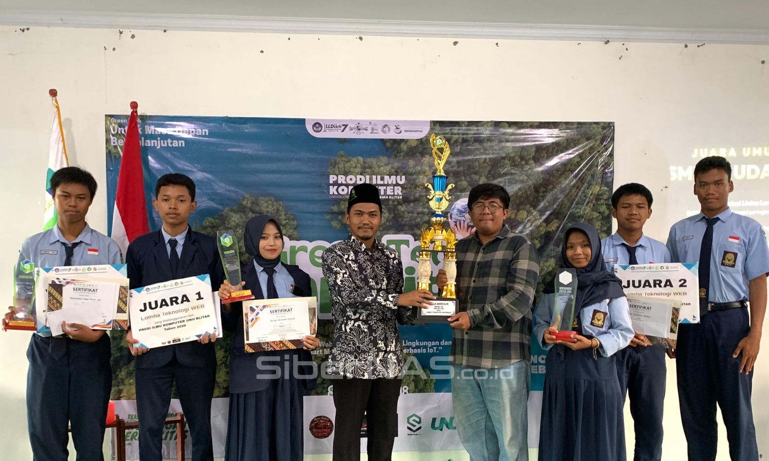 Foto : SMKN Udanawu Sebagai Juara Umum Green Tech Competition 2026,Sabtu (14/2/2026)