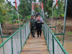 Plt. Bupati Ponorogo, Hj. Lisdyarita Beri Apresiasi Pembangunan Jembatan Perintis Garuda Yang Telah Rampung di Kerjakan