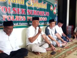 Pererat Kekeluargaan Polsek Sukorejo Gelar Halal Bihalal