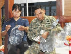 Kreativitas Prajurit TNI, Sertu Nurdin Sulap Galon dan Botol Bekas Jadi Barang Bernilai Ekonomis