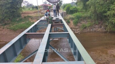 Tiga Jembatan Selesai 100 %, Kodim Ponorogo Kebut 1 Proyek Tersisa