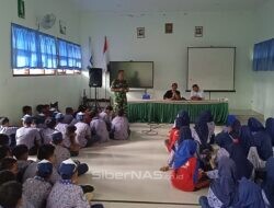 TMMD 129 Bulu Lor Gelar Wasbang, Kepala SMPN 1 Jambon Apresiasi