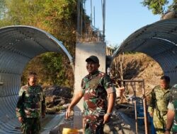 Danrem Untoro Sidak Pembangunan Jembatan Garuda, Pastikan Program Strategis Berjalan Sesuai Target