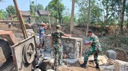 Masuk Target TMMD Ke-129, Pembangunan Jembatan Bibis Masuki Tahap Penyelesaian Loning dan Finishing