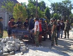 Tinjau Sejumlah Sasaran Fisik, Dansatgas TMMD ke-129 Bulu Lor Pastikan Pekerjaan Selesai Tepat Waktu