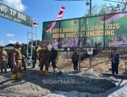 Dorong Akses dan Perekonomian Warga,Karya Bakti TNI 2026 Dimulai di Desa Manding