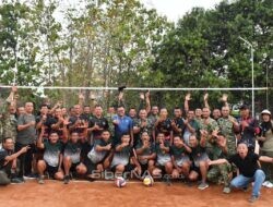 Kodim Ponorogo Semarakkan HUT ke-81 RI dengan Turnamen Bola Voli Antar Koramil