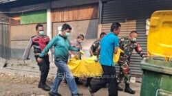 Kapolsek Kartoharjo Evakuasi Penemuan Mayat di Kios Pasar Kotak Joyo, Polisi Duga Korban Meninggal Karena Sakit